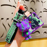 Lightning Saber Bear Keychain Connect Punk Bear Doll Bag Pendant