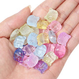 Cat Shape Lampwork Glass Spacer Beads for DIY Jewelry Making