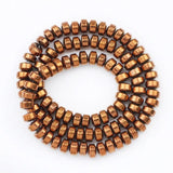 Copper Red Hematite Natural Stone Spacers Loose Beads for Jewelry Making