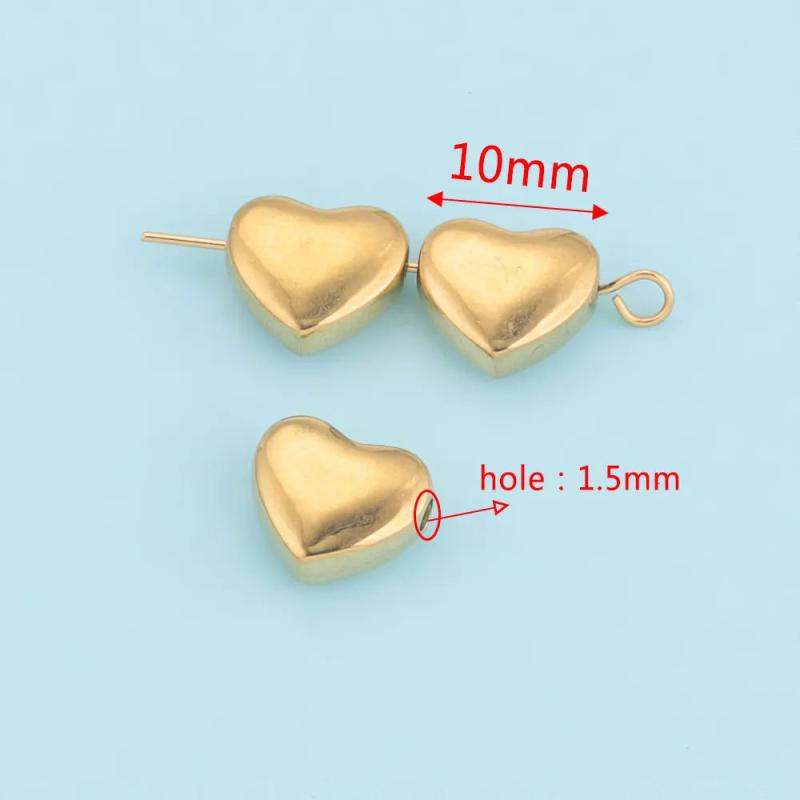 10pcs Stainless Steel Beading Spacer Beads for Jewelry Making