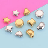 10pcs Stainless Steel Beading Spacer Beads for Jewelry Making