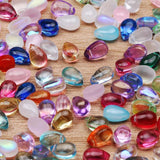 20Pcs Czech Glass AB Water Drop Beads 6*9mm for DIY Jewelry Making