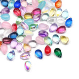 20Pcs Czech Glass AB Water Drop Beads 6*9mm for DIY Jewelry Making