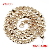 Rose Plated Hematite Spacer Beads for Jewelry Making