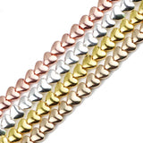 Rose Plated Hematite Spacer Beads for Jewelry Making