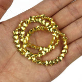 Rose Plated Hematite Spacer Beads for Jewelry Making