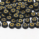 Silver Heart Pattern Charms Beads 4x7mm for Jewelry Making