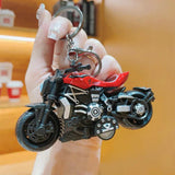 Mini Motorcycle Keychain Cartoon Key Chain Ring Holder Bag Pendant