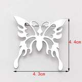 Exaggerated Cutout Spider Butterfly Brooch Geometric Pin