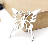 Exaggerated Cutout Spider Butterfly Brooch Geometric Pin