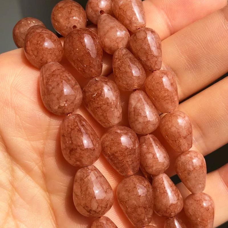 Sunstone Chalcedony Jades Amazonite Spacer Beads 15''