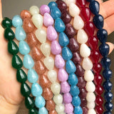 Sunstone Chalcedony Jades Amazonite Spacer Beads 15''