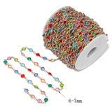 Colorful Crystal Bead Chains for DIY Accessories