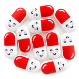 10pcs Pill Silicone Mini Beads Food-Grade Chewing Teeth Bead