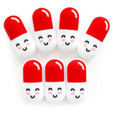 10pcs Pill Silicone Mini Beads Food-Grade Chewing Teeth Bead