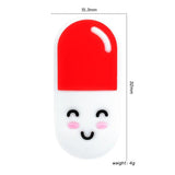 10pcs Pill Silicone Mini Beads Food-Grade Chewing Teeth Bead