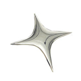 Punk Rock Silver Metal Cross Star Brooches