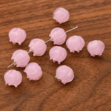 10pcs 12mm Flower Lampwork Beads DIY Glass Beads For Jewelry Making