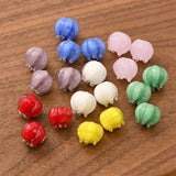 10pcs 12mm Flower Lampwork Beads DIY Glass Beads For Jewelry Making
