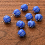 10pcs 12mm Flower Lampwork Beads DIY Glass Beads For Jewelry Making