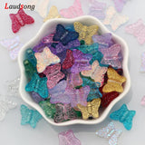 Multicolor AB Czech Glass Beads Lampwork Spacer Butterfly Beads