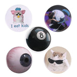Set of 5 Soft Button Pins for Clothes and Accessories