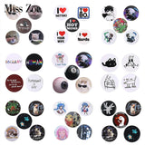 Set of 5 Soft Button Pins for Clothes and Accessories