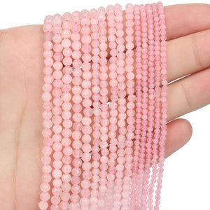 Faceted Rose Pink Quartzs Beads 2-4mm