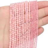 Faceted Rose Pink Quartzs Beads 2-4mm