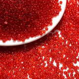 3mm Czech Glass Seed Beads Mix Red Round Spacer Beads
