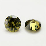 5A CZ Bead Stones Round Cut Loose Synthetic Gems Zircon