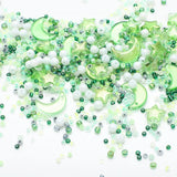 45g Mixed Star Moon Crystal Glass Beads Seedbeads DIY Jewelry Making