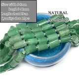Green Aventurine Stone Beads Round Square Oval for DIY Bracelet