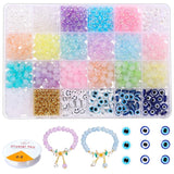 Colorful Beads Bracelet Making Kit for Young Girls