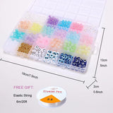 Colorful Beads Bracelet Making Kit for Young Girls