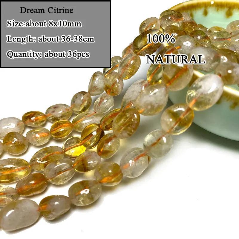 Natural Citrines Quartz Stone Beads Yellow Crystal Round Faceted Rondelle Square