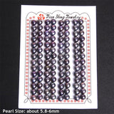 AAA Natural Freshwater Pearl Beads Flat Round Half Hole Button Bread Pearl