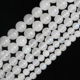 Moonstone Round Loose Beads For Jewelry Making DIY Bracelets Necklace 6/8/10MM
