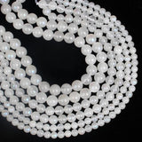 Moonstone Round Loose Beads For Jewelry Making DIY Bracelets Necklace 6/8/10MM