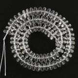 Clear Quartz Crystal Faceted Rondelle Spacer Beads 6 8 10mm
