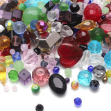 Mixed Shape Crystal Glass Beads for DIY Jewelry Making