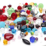 Mixed Shape Crystal Glass Beads for DIY Jewelry Making