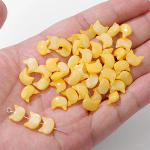 Cat Shell Mother Of Pearl Pendant Charm Beads DIY Jewelry Making
