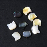 Cat Shell Mother Of Pearl Pendant Charm Beads DIY Jewelry Making