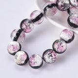 5pcs Round Luminous Glass Beads for Jewelry Making DIY Crafts
