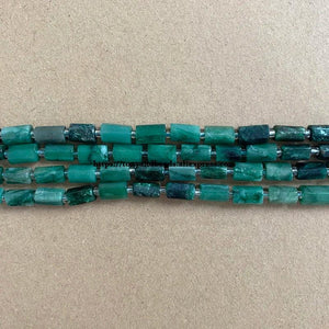 Faceted Green Africa Emerald Spacer Beads for Jewelry Making