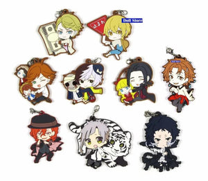 Bungo Stray Dogs Dazai Osamu Atsushi Nakaji Magnetic Refrigerator Keychain