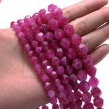 Pink Tourmaline Faceted Stone Beads for Jewelry Making