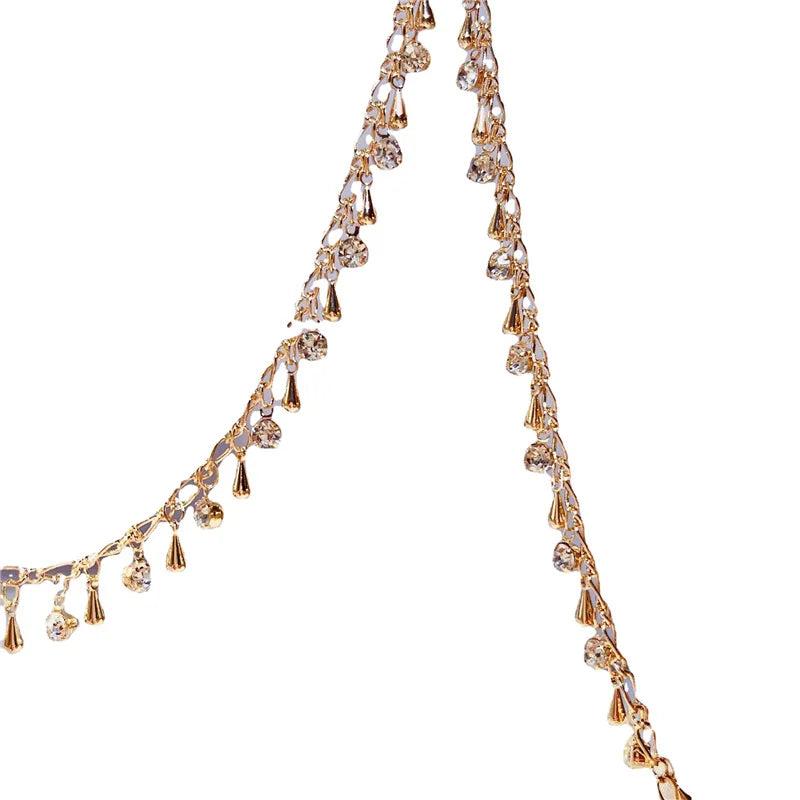 1m Glass Crystal Beads Necklace Chains Bulk Kc Copper Link Chains Lot