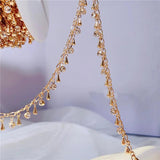 1m Glass Crystal Beads Necklace Chains Bulk Kc Copper Link Chains Lot